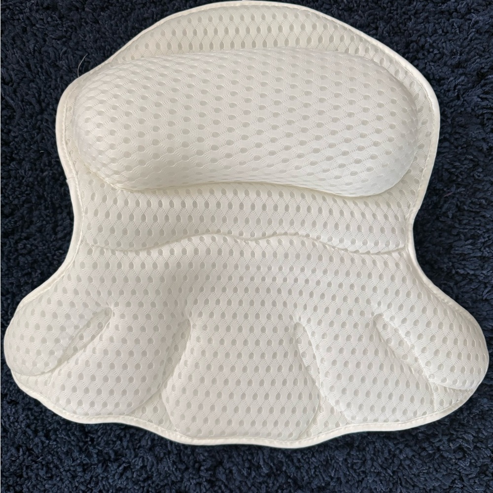 Luxury White Bath Pillow
